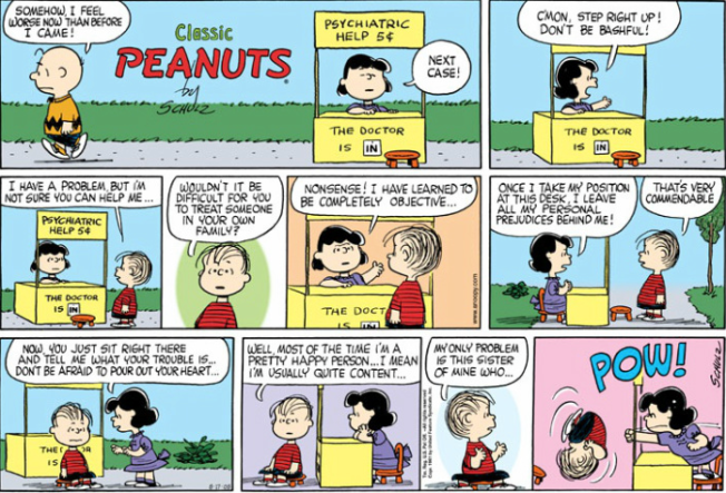 I miss you, Charles Schulz.